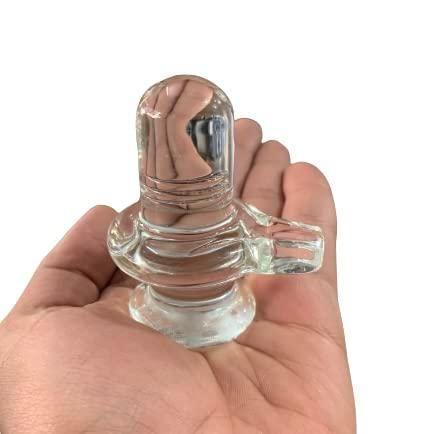 Sphatik Shivling for Home Pooja (Quartz Crystal)