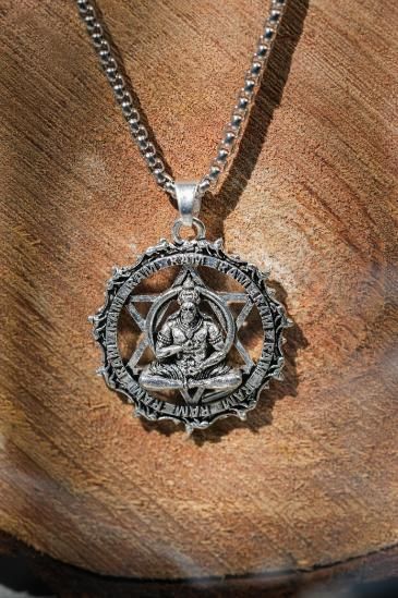 Shree Yantra with Hanuman Raksha Pendant & Chain