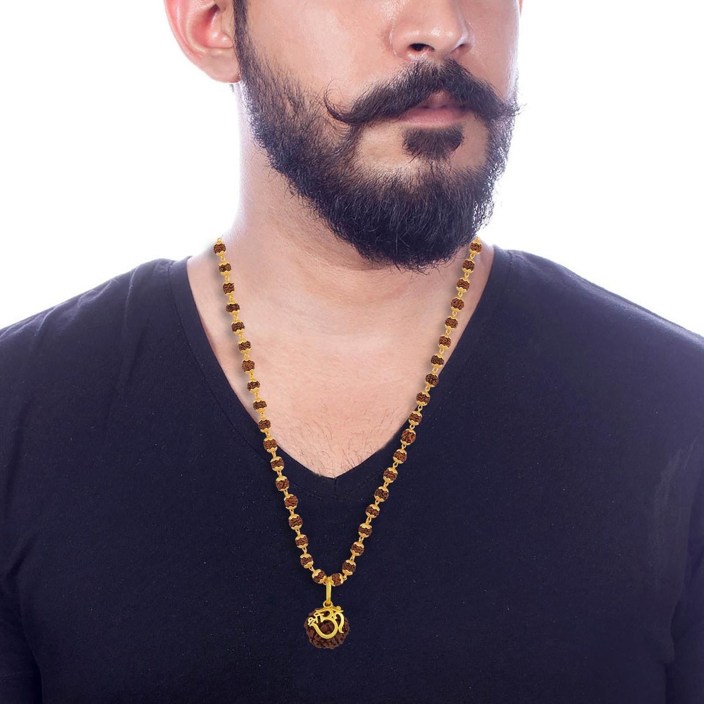 5 Mukhi Rudraksha with Rudraksh ki Maala