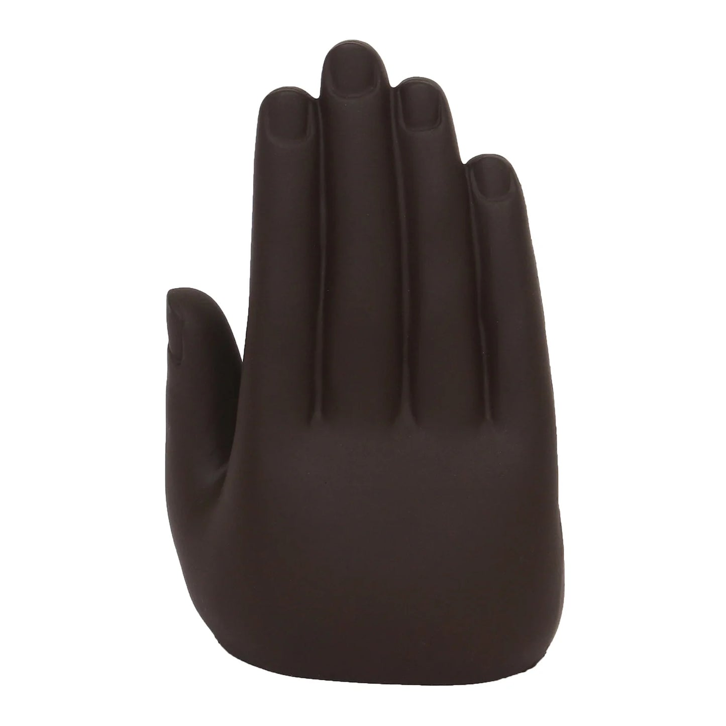 Golden Handcrafted Palm Ganesha Murti for Home/ Mandir/ Office