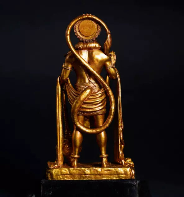 Hanuman Car Dashboard Murti (Gold)