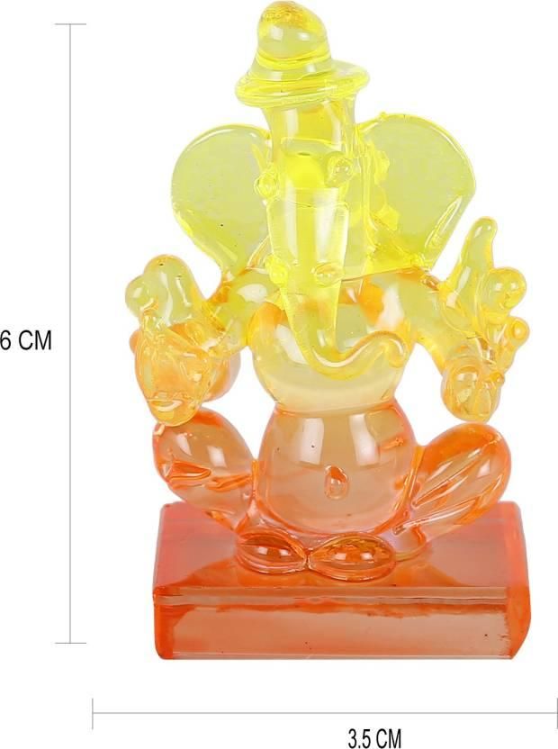 Twin Side Facing Ganesh Decorative Showpiece