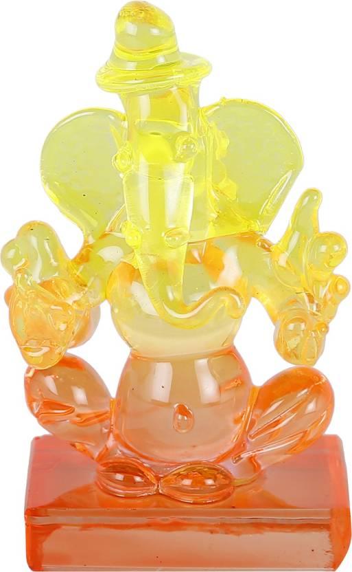Twin Side Facing Ganesh Decorative Showpiece