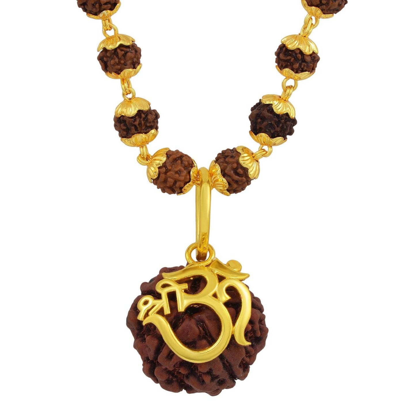 5 Mukhi Rudraksha with Rudraksh ki  Maala