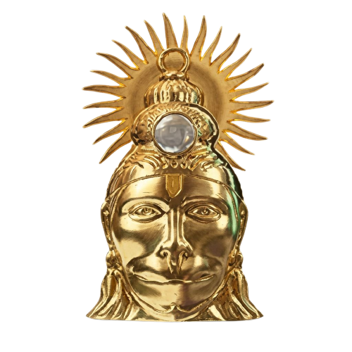 Shree Hanuman Chalisa Locket with Gold Chain